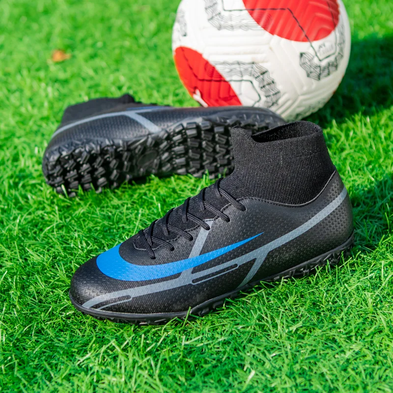 Men Soccer Shoes FG/TF Football Boots Sneakers High-quality Non-Slip Outdoor Sport Chaussure De Foot Training Shoes Cleats Grass