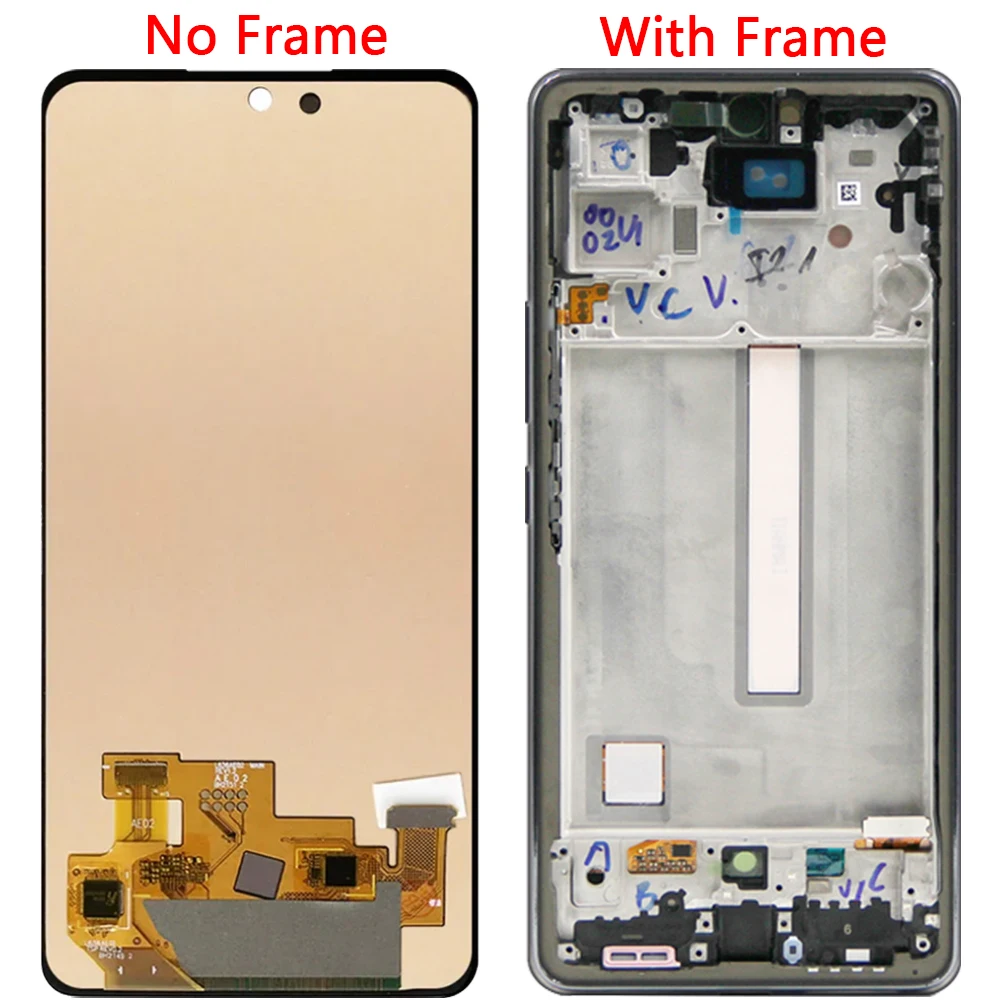 For Samsung A53 LCD Screen Display With Frame 6.5\