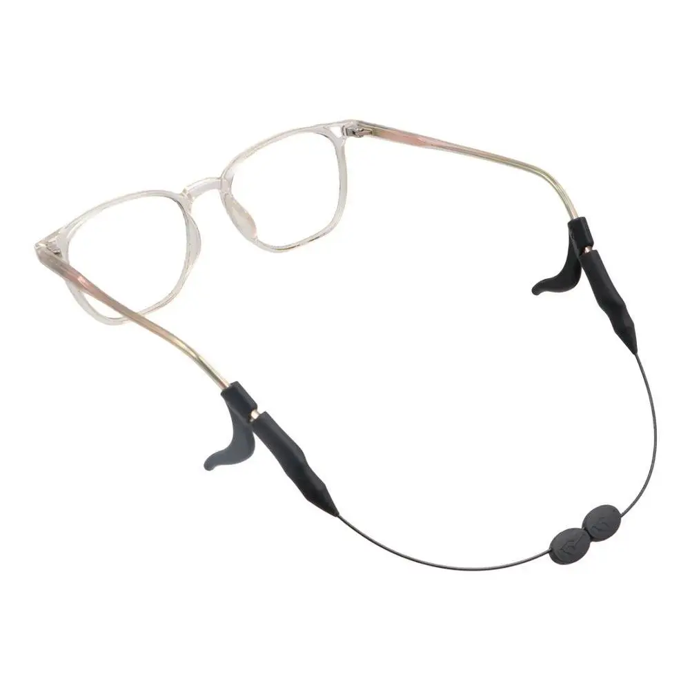 

Silicone Outdoor Sports Running Sunglasses String Ropes Sports Band Holder Glasses Chain With Ear Hook Eyeglasses Straps
