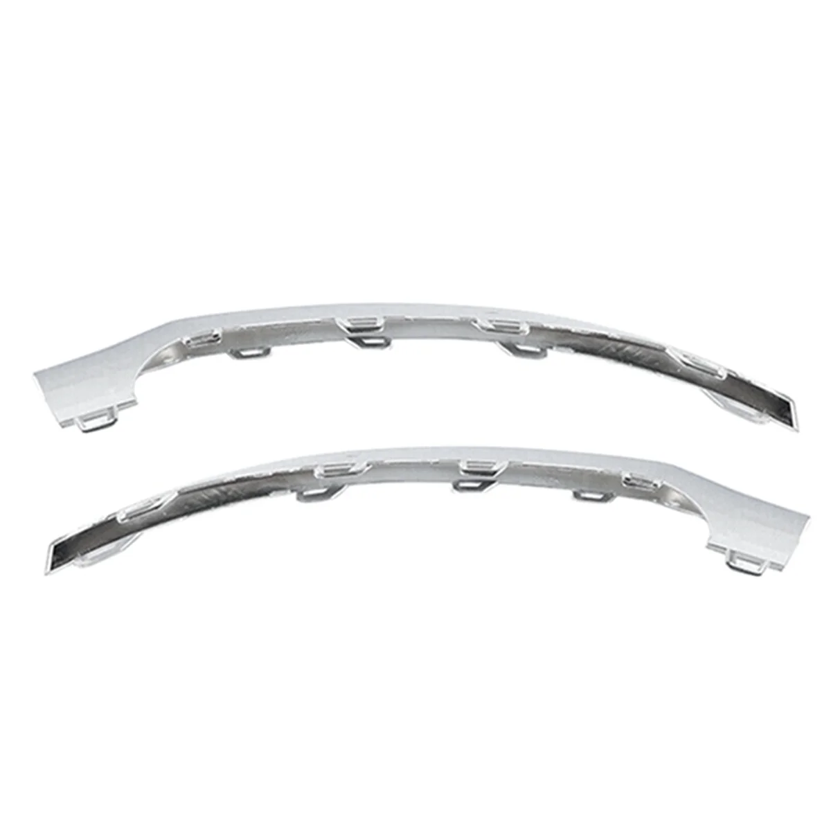 1Pair Front Bumper Lip Lower Chrome Trim Strip for Mercedes-Benz CLS-Class W218 CLS320 400 550 A2188851574 A2188851674,A