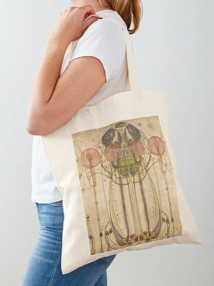 Charles Rennie Mackintosh art Tote Bag tote bag custom Reusable bags eco bag folding canvas tote