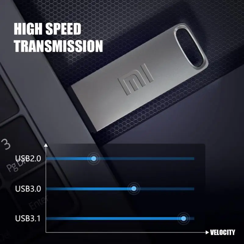 Xiaomi-unidad Flash USB de alta velocidad, Pendrive de Metal de 512gb, 2tb, 1tb, 3,0, para ordenador de mesa y teléfono