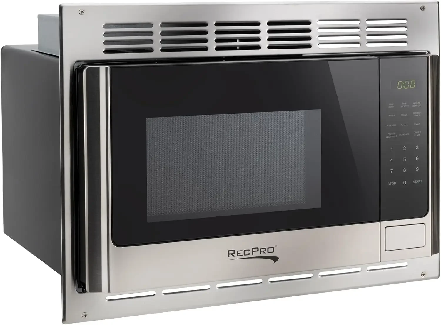 Microwave with Trim Kit | 1.0 Cu. Ft. | 900W | Direct Replacement for Greystone and High Pointe (Stainless Steel)