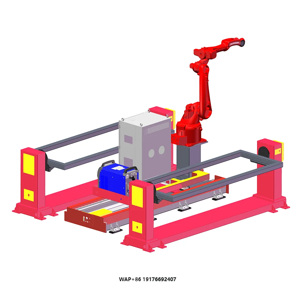 High Precision Industrial Robot Workstation with Variable Displacement Heavy Load Welding Core Motor PLC Gear Components