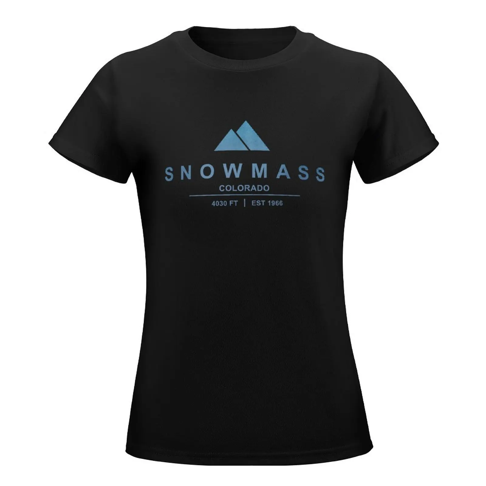 Snowmass Ski Resort Colorado T-Shirt oversized cute clothes summer clothes workout shirts for Women