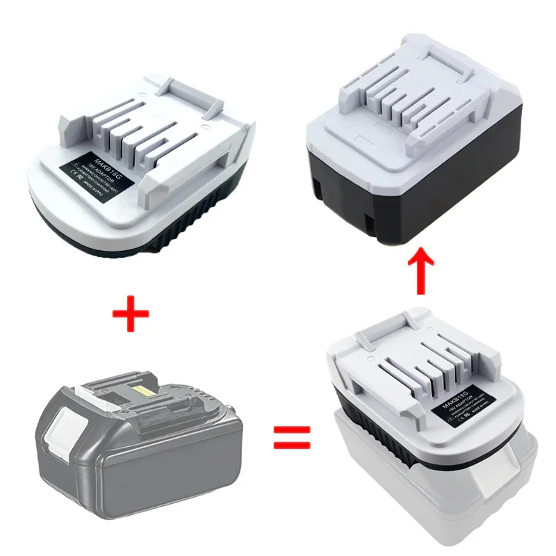 Adapter for Makita for Bosch for Dewalt for Milwaukee 18V 20V Lithium Battery Converted To for Makita G Series BL1815G Battery