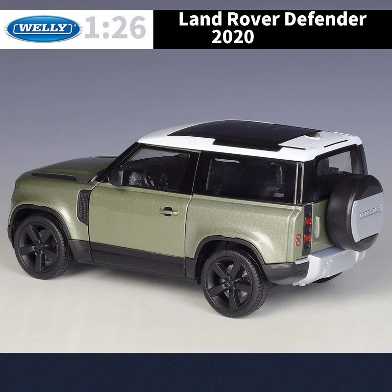 Welly 1:26 2020 Land Rover Defender 90 Alloy Car Model Diecasts Metal Toy Off-road Vehicles Car Model Simulation Childrens Gifts