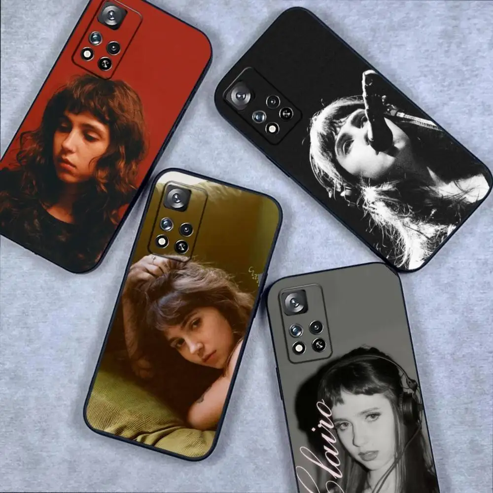 

C-Clairo Charm Singer Phone Case For Samsung S10,S21,FE,S21 ,Note 20,10 S25,S24,S23,Ultra,S9,S22,Plus Black Shockproof TPU