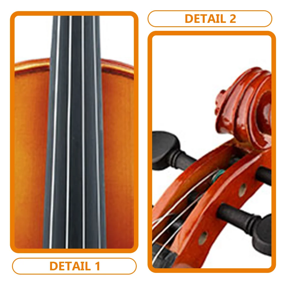 

4 Pcs Viola Strings Violin Accessory Musical Instrument Parts Accessories Fine Tuners The
