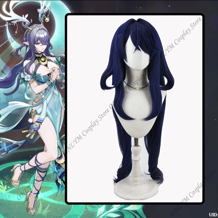 

Парик для косплея Lauma Genshin Impact Lauma Косплей Genshin Impact Косплей Парик Lauma Реквизит для Хэллоуина