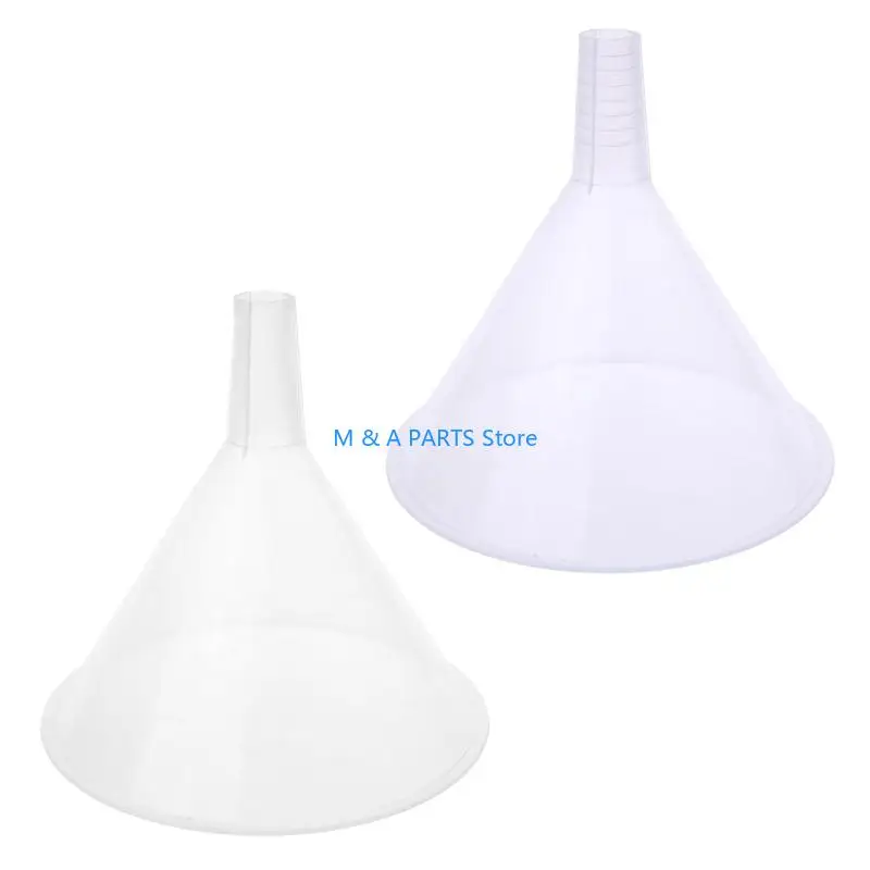 

U1JF 150 мм пластиковая белая прозрачная воронка для гаража / автомобильных жидкостей / лаборатория / k