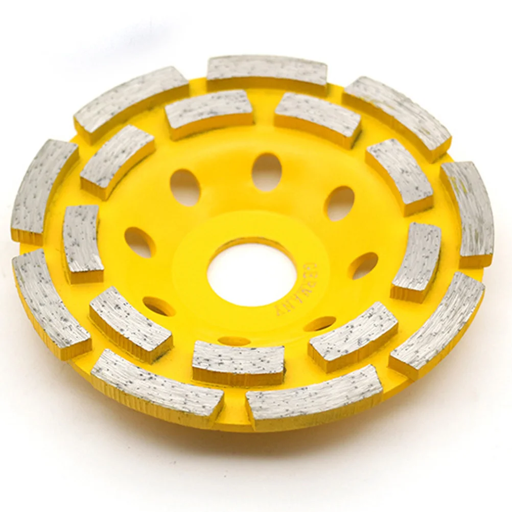 

115mm Diamond Grinding Wheel Dual Row Segment Bowl Cutting Disc Professional Polishing Marble Concrete Granite Rotary Tool