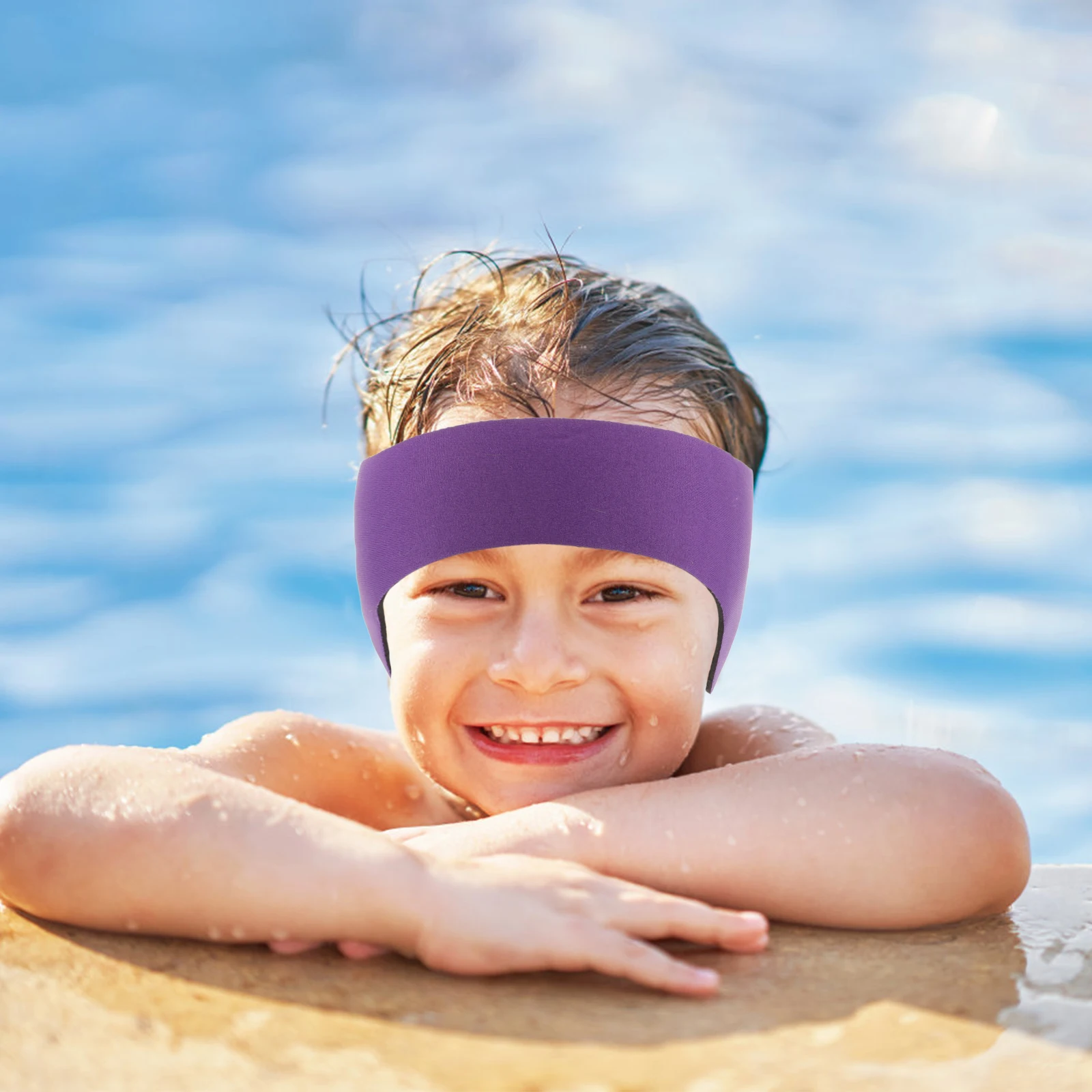Wasserdichter Gehörschutz, Stirnband, Schwimmer, verstellbar, Dusche, Yoga, Bad, Zubehör, Stretchstoff, Sport, Schwimmen, Kinder, Männer, Frauen