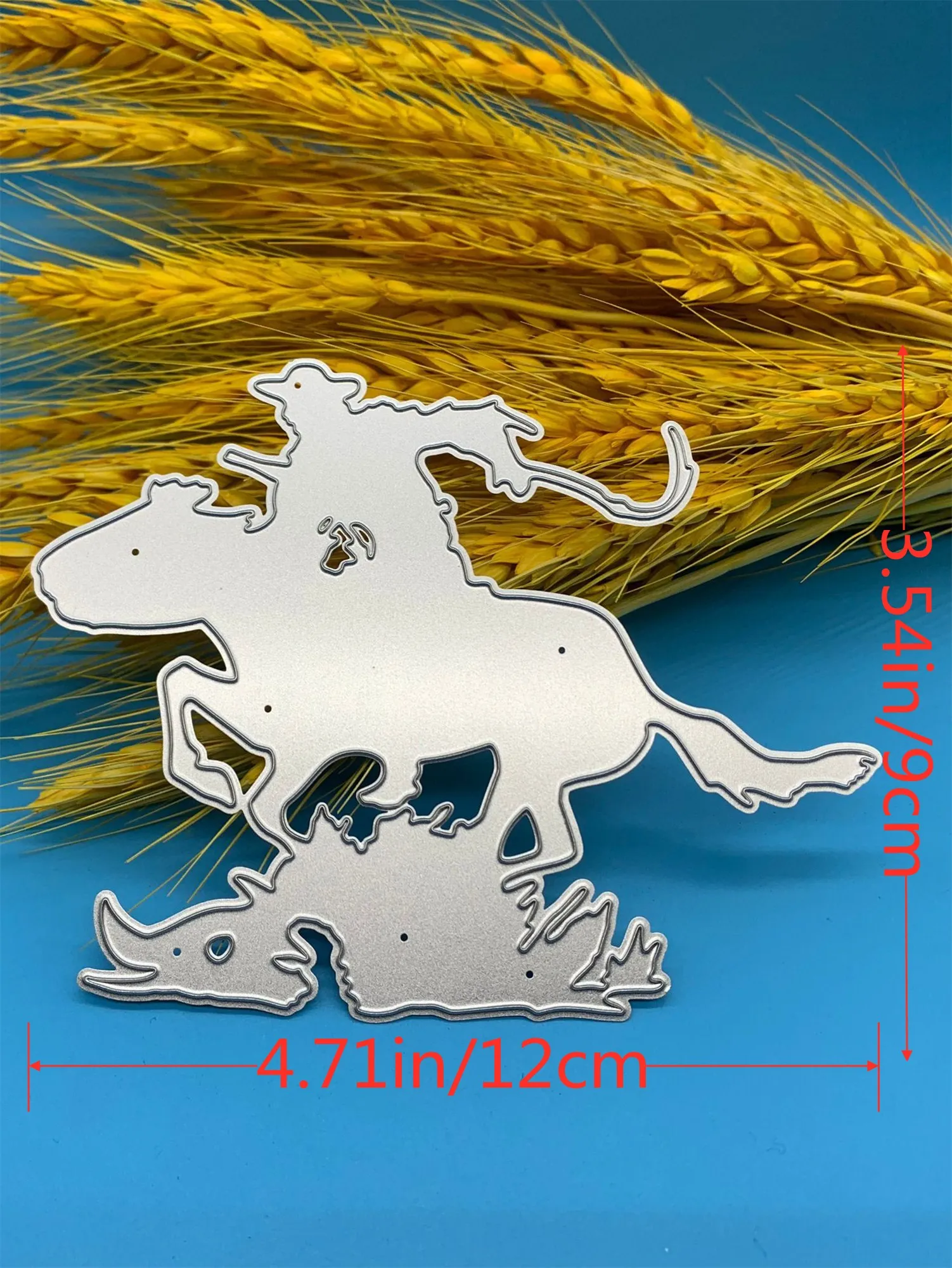 Cowboy Shape Metal Cutting Die DIY for Scrapbooking Decoration Crafts Embossing Stationery