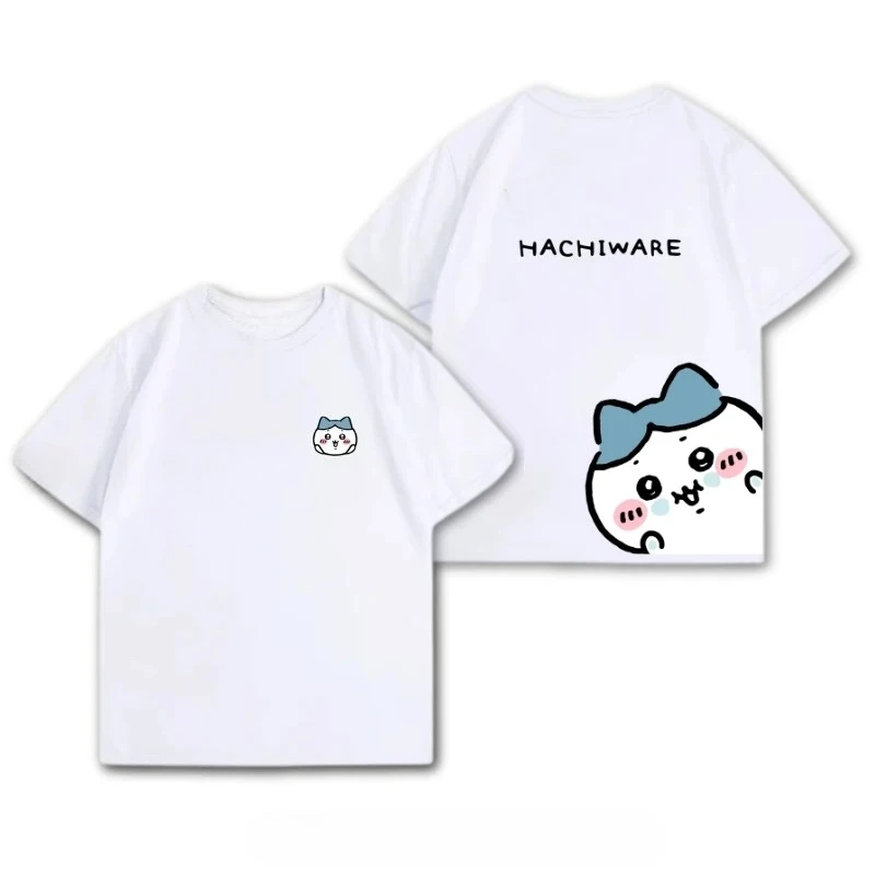 Chiikawa Cute Kawaii Anime Starry Tee Men's Women's Black Retro Cool Graphic Art Print Oversized Short Sleeve Streetwear Top