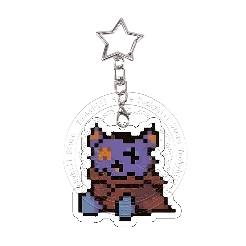 DELTARUNE Taschenanhänger Schlüsselanhänger Jevil Spamton Noelle Acryl-Schlüsselanhänger Holiday Ralsei Charaktere Kollektion Deko Geburtstagsgeschenk – Detail 3