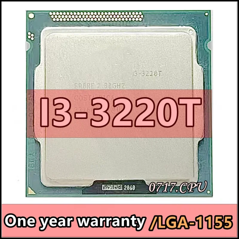 معالج وحدة المعالجة المركزية رباعي النواة ثنائي النواة ، i3 3220T ، SR0RE ، 2.8 GHz ، 3m ، 35W ، LGA 1155