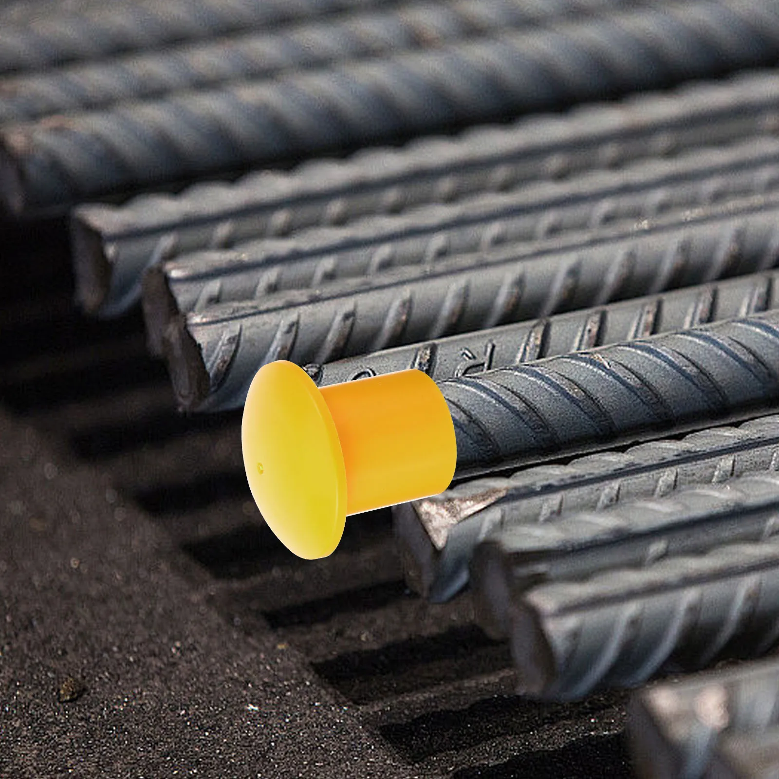 

50 шт. защитные желтые полипропиленовые торцевые прокладки, принадлежности для строительной промышленности, пластиковые колпачки, жесткие, высокие