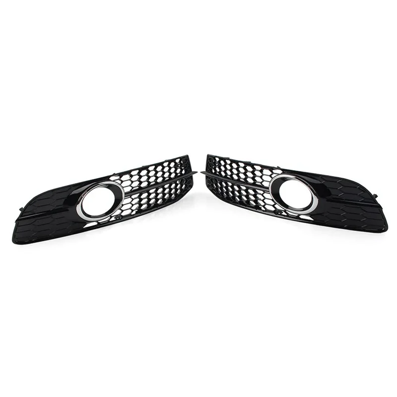 

Lasting Front Bumper Fog Light Grille Cover 4F0807681Q 4F0807682Q For A6 C6 S-Line Facelifted 2009-2012 Accessories