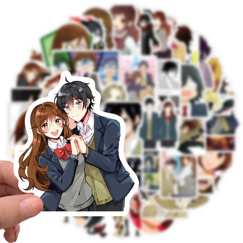 50/30/10PCS Hori Kyoko Popular Anime Peripheral Stickers Luggage Computer Mobile Phone Case Waterproof Stickers School Supplies