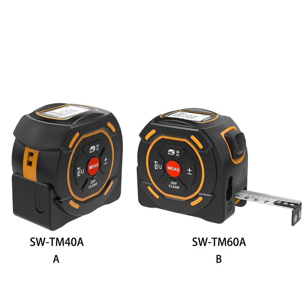 ABS High-precision Measuring Instrument Digital Tape Measure Professionals Dual Mode Ranging SW-TM60A