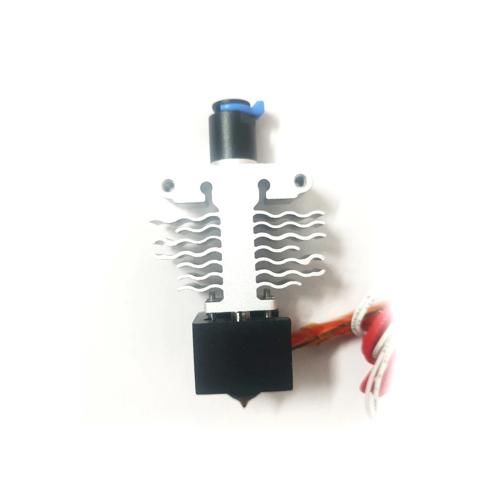 

24 В Ender-7 Hotend Kit Собранный комплект Hotend Радуга Волновая структура Большая расплавленная насадка для бассейна для 3D-принтера Creality Ender-7