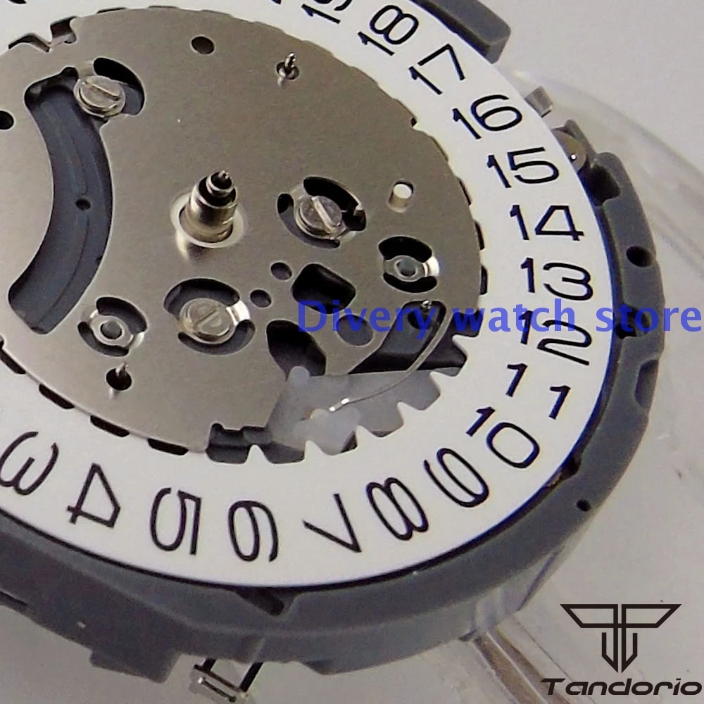 

Day Date Calendar Display Set Winding Stem Double Mechanical Wristwatch NH36 NH36A Movement