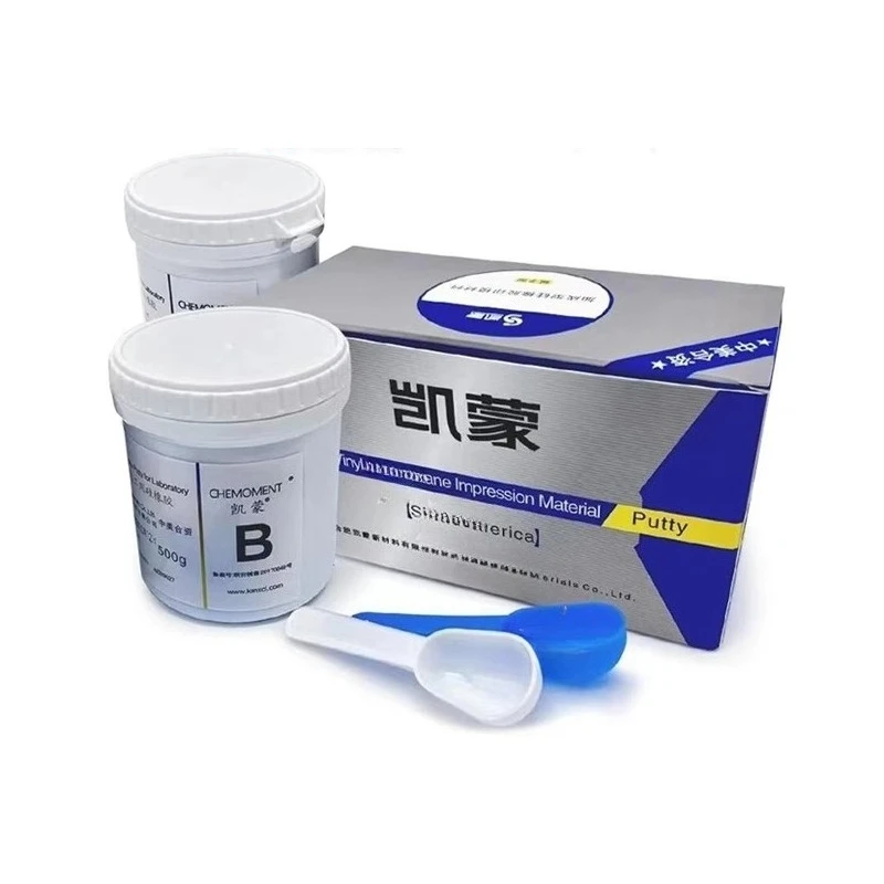 

Dental Technology Silicone Rubber Reproduction Material Dental Injection Molding Silicone Rubber Material A 500g+B 500g