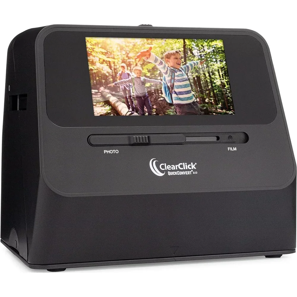 ClearClick QuickConvert 2.0 Photo, and Negative Scanner - Scan 4x6 Photos & 35mm,126 Film - No Computer Required