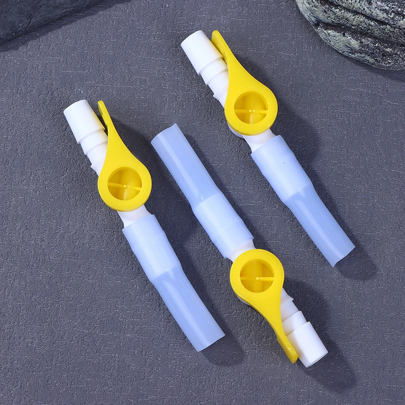 

1/2/5pcs Comfort Flow Catheter Valve Two Way Valve - Tubes Optimized For Comfort Of Urinatio Easy To Use Lever Faucet