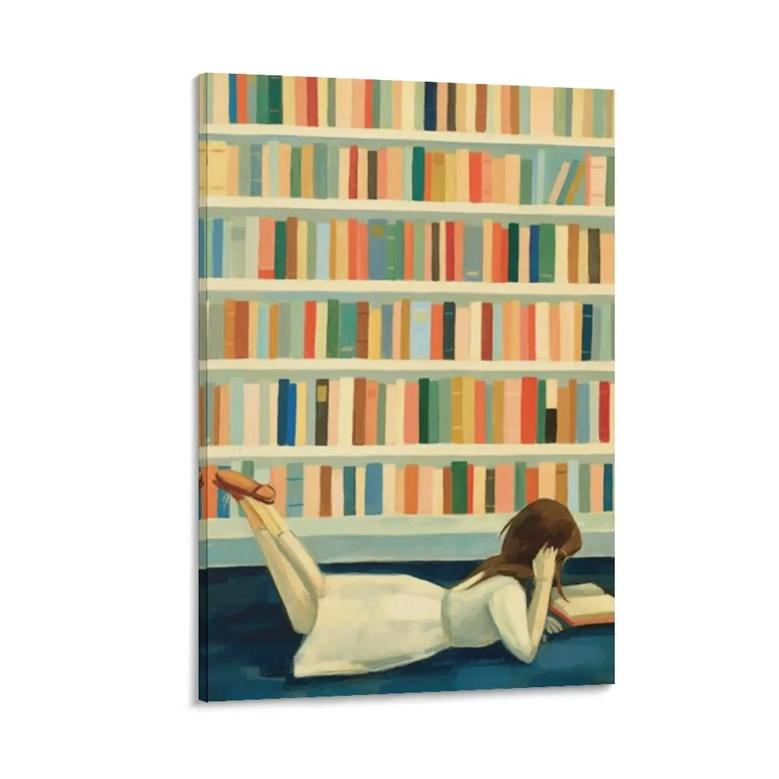 

I Saw Her In the Library Canvas Painting Decoration pictures room wall Decoration home bedroom decoration bedroom