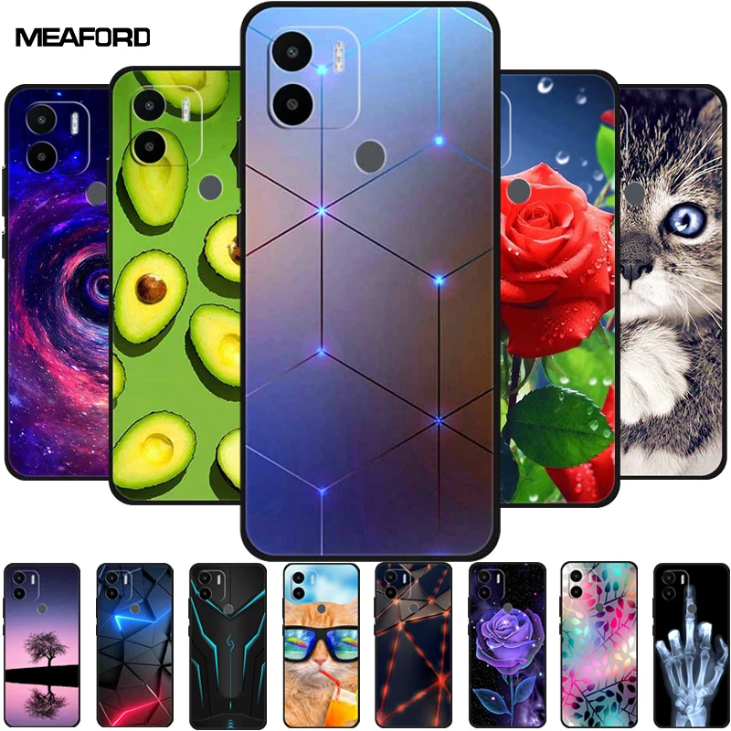 For Xiaomi Redmi A1 Plus / RedmiA1 A2 Case Fashion Soft TPU Silicone Back Cover for Redmi A1 Phone Cases Protective Coque Fundas