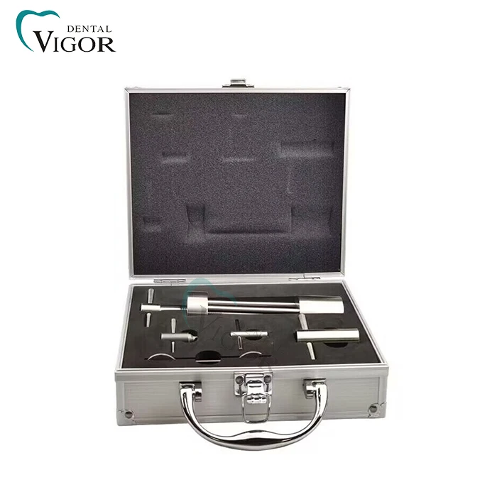 Factory Direct Low Speed Handpiece Repair Tools Maintenance Tools Kit Set with Metal Box For Dental Use