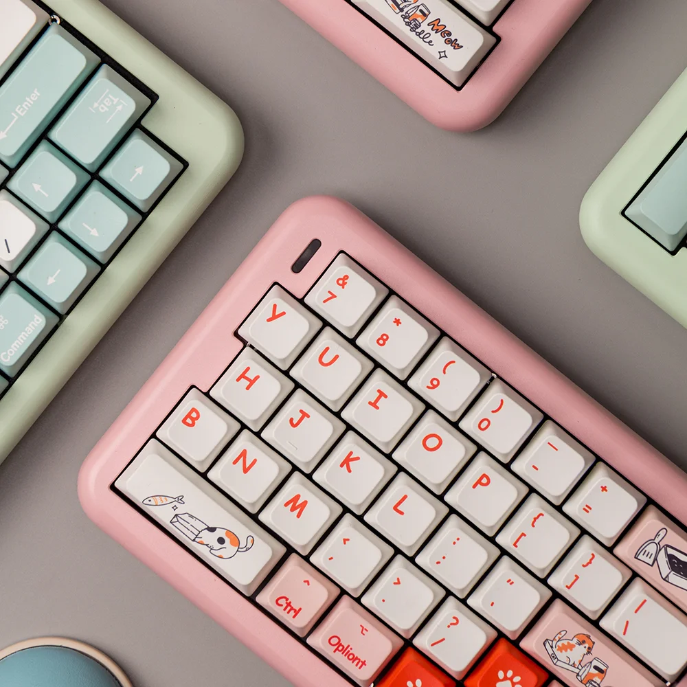 Mechanical keyboard kit, Split 65 Split type, heat replaceable connectors, custom ergonomic keyboard, VIA support