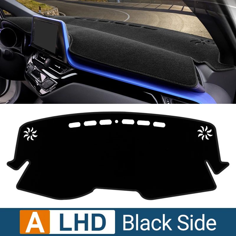 Auto Dashboard Abdeckung Sonnenschutz Matte Vermeiden Licht Pads Anti-Uv Fall Für Toyota C-HR CHR C HR 2016 2017 2018 2019 2020 2021 2022 2023