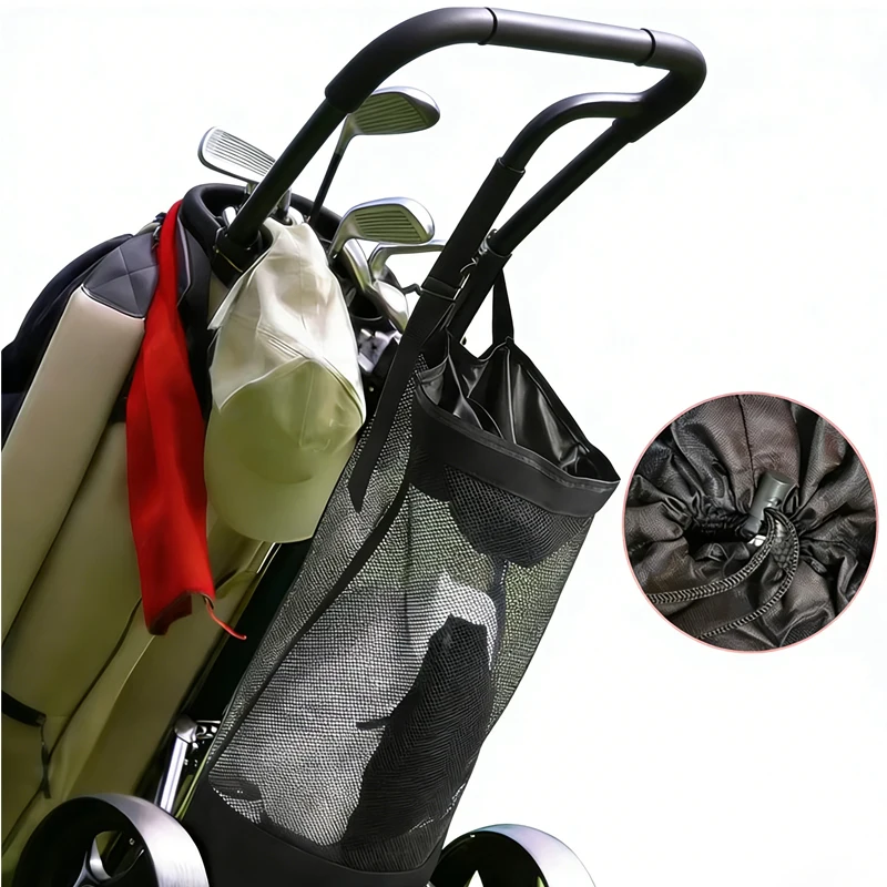 Golf Shrink Golf Cart Bag Golf Cart Storage Bag Golf Bag Closed Golf Mesh Bag Golf Gift