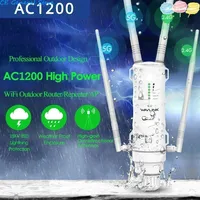 2024 Wavlink High Power AC1200 Outdoor Waterproof Wireless WiFi Repeater AP/WiFi Router Dual Dand 5G Long Range Extender Antenna