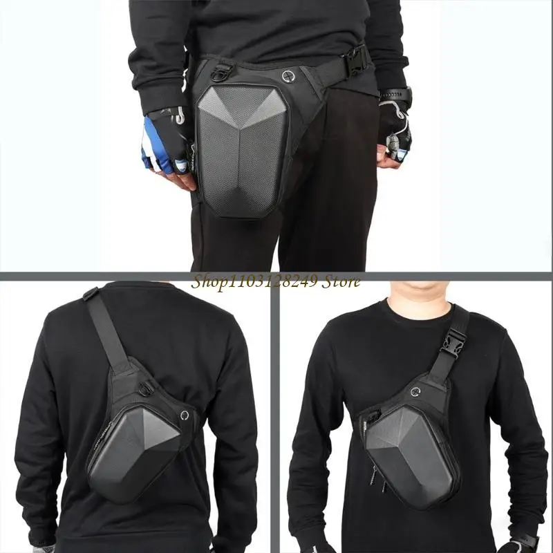 N5KD Motorcycle Leg Bag Travel Storage, Water Resistant Thigh Pack For Men And Women