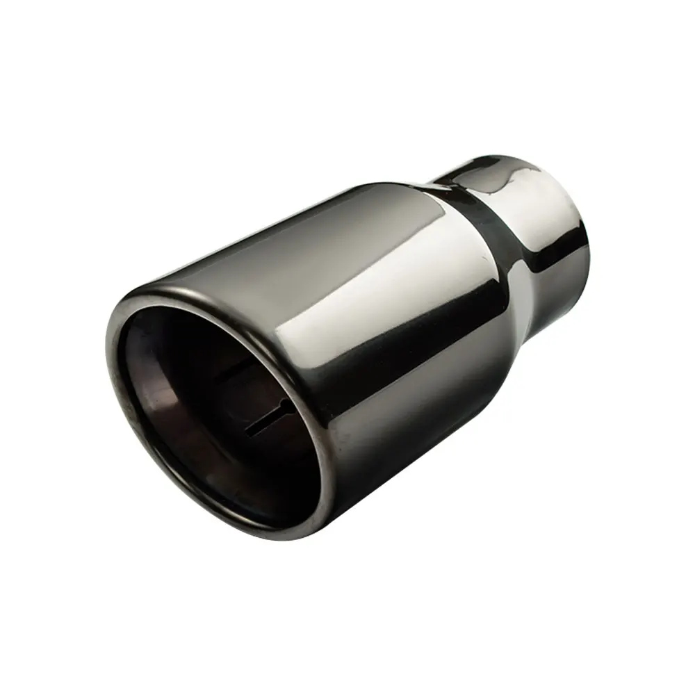 

2.5 inch Exhaust tail throat Stainless Steel 89mm Rolled Outlet Slant exhaust End Pipe for Universal Car