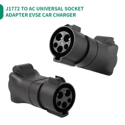 EV Adapter Type1 to socket Type2 Car Plug to AC 220V Socket Charging Station For Electric Motorcycle Scooter Patrol Cars