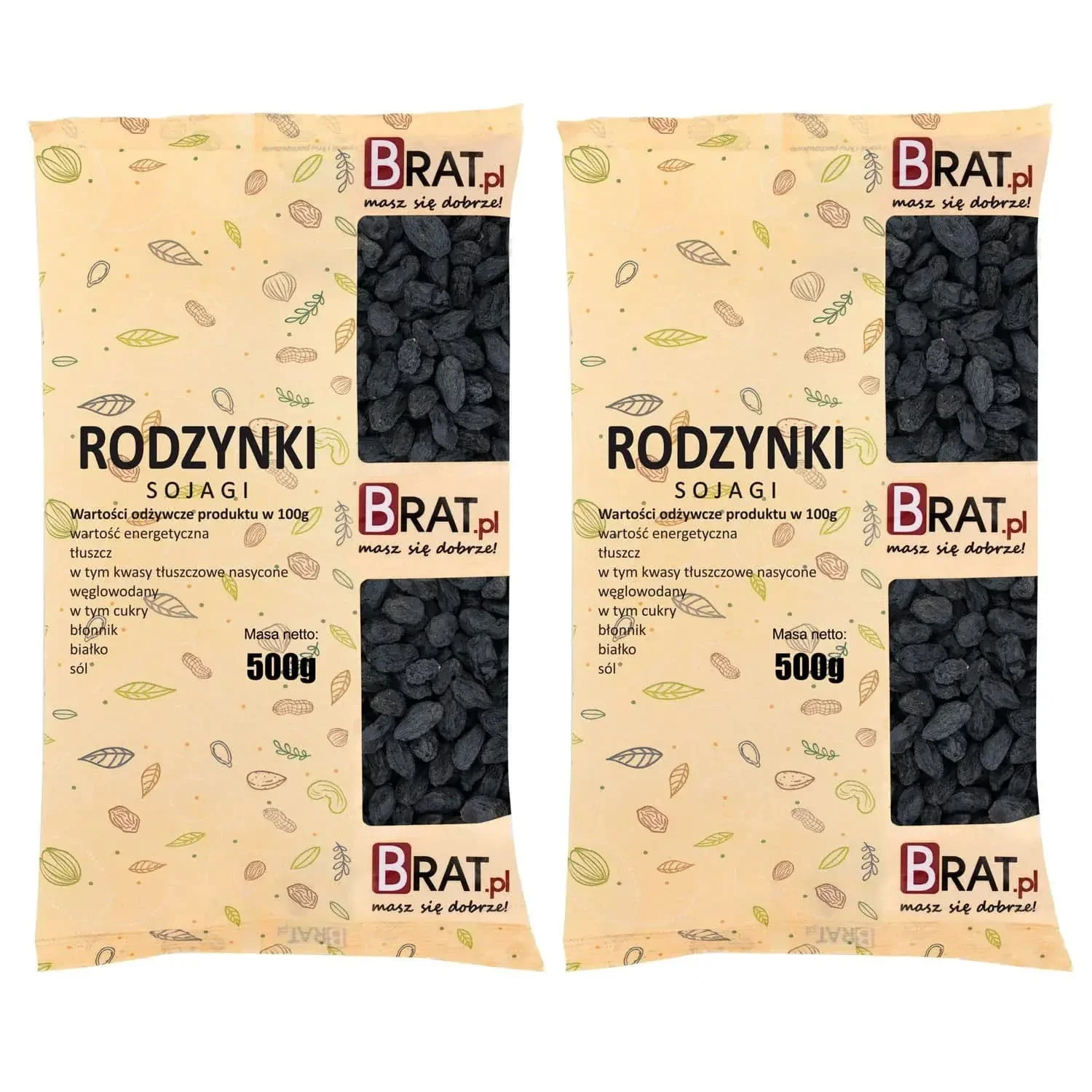 Rodzynki Sojagi 1kg (2x500g)