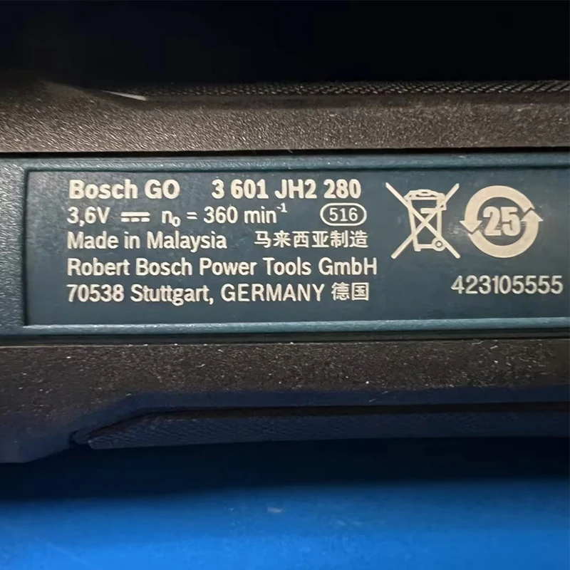 Электрическая отвертка Bosch Go 3, перезаряжаемая Автоматическая отвертка 1 \'4, ручная дрель Bosch Go, многофункциональные электрические