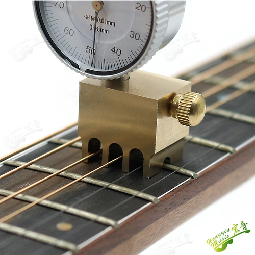 Imagen 2 del producto Cuerda de guitarra de baquelita popular, regla de distancia, medición de altura, medidor de dial, herramientas de mantenimiento de instrumentos hechas a mano para estudio