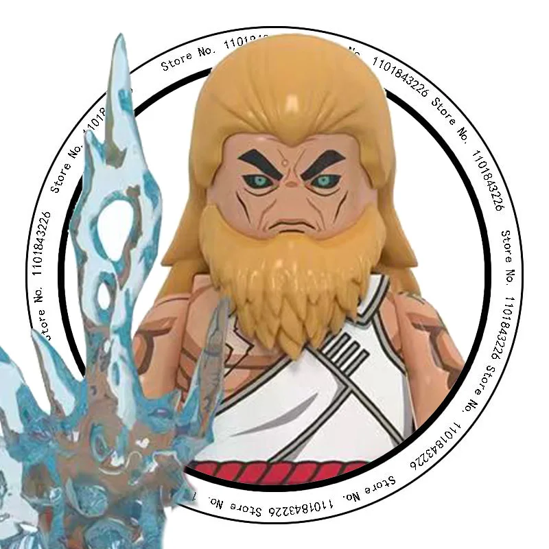 WM6152 Naruto Bausteine Ootutuki Momoshiki Mitsuki Gaara Namikaze Minato Tobirama Actionfigur Zubehör für Kinder