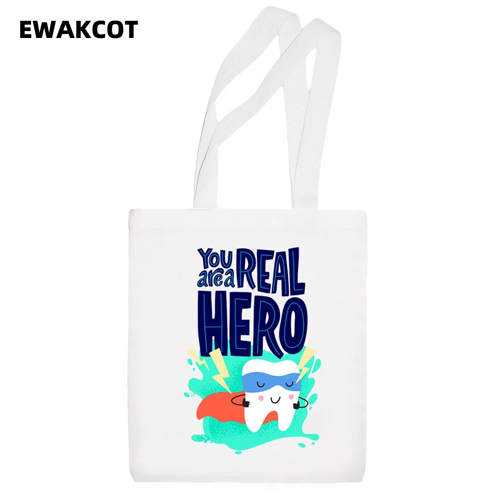 New Medical Large-capacity Women Shopping Canvas Tote Bag Girl Female Lady Space Reusable Eco Shoulder Student Printed Handbags