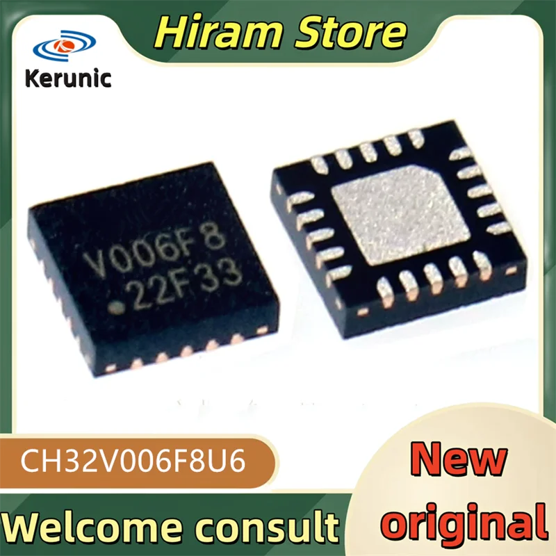 10PCS V006F8 New and Original CH32V006F8U6 CH32V006F8 CH32V006
