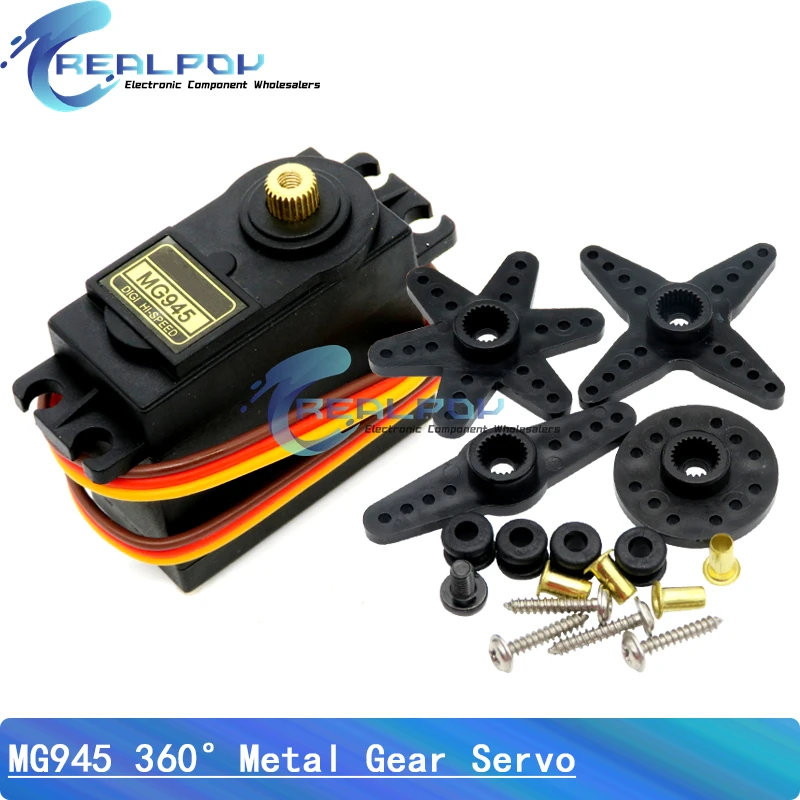 Servo Numérique MG946R – Métal, 55g, 13 Kg/cm (6V) – Compatible Futaba, Hitec – Pour RC Et Robots