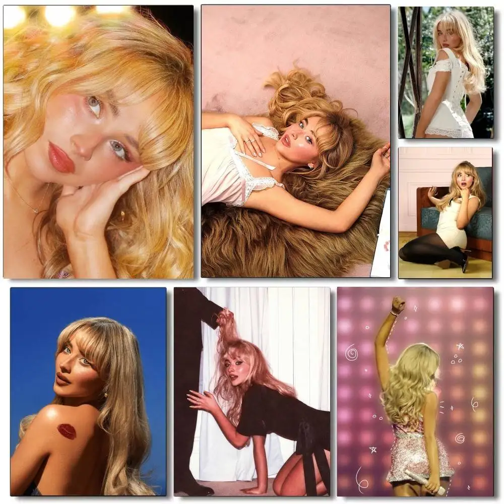 

S-Sabrina Carpenter Mans Best Friend Poster DIY Vintage Movie Poster Wall Art Painting Study Stickers Wall Painting