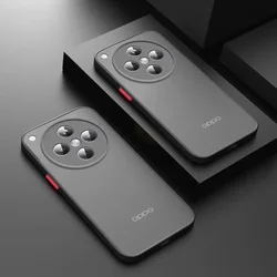 Oppo Find X8 Pro 휴대폰 케이스, 투명 매트 프로스트 피부 촉감 쉘, OPPO FindX8 X8pro 초박형 보호 케이스
