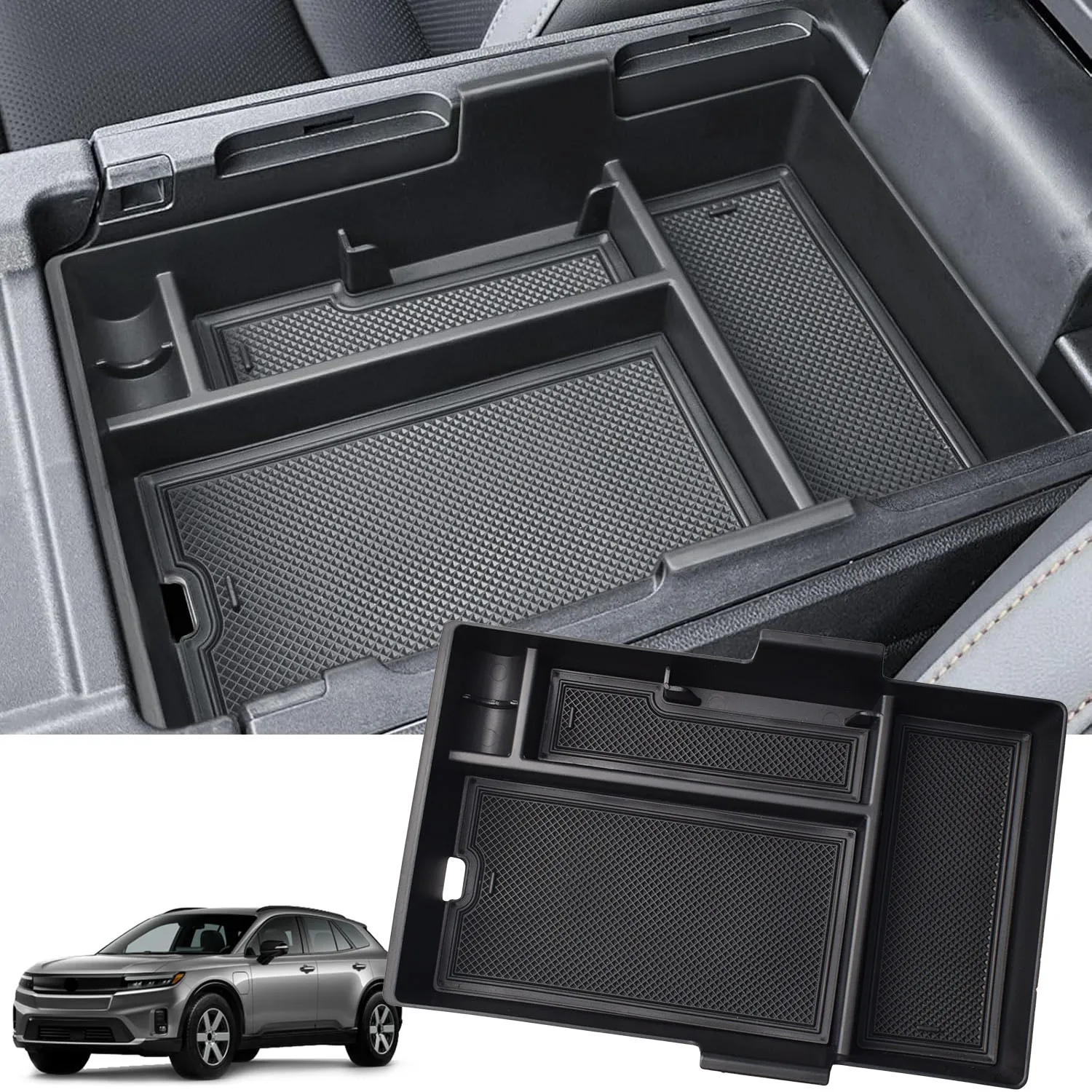 

Armrest Box Storage Center Console Organizer for 2024 2025 Honda Prologue EV /2024 2025 Acura ZDX Interior Car Tray Accessories